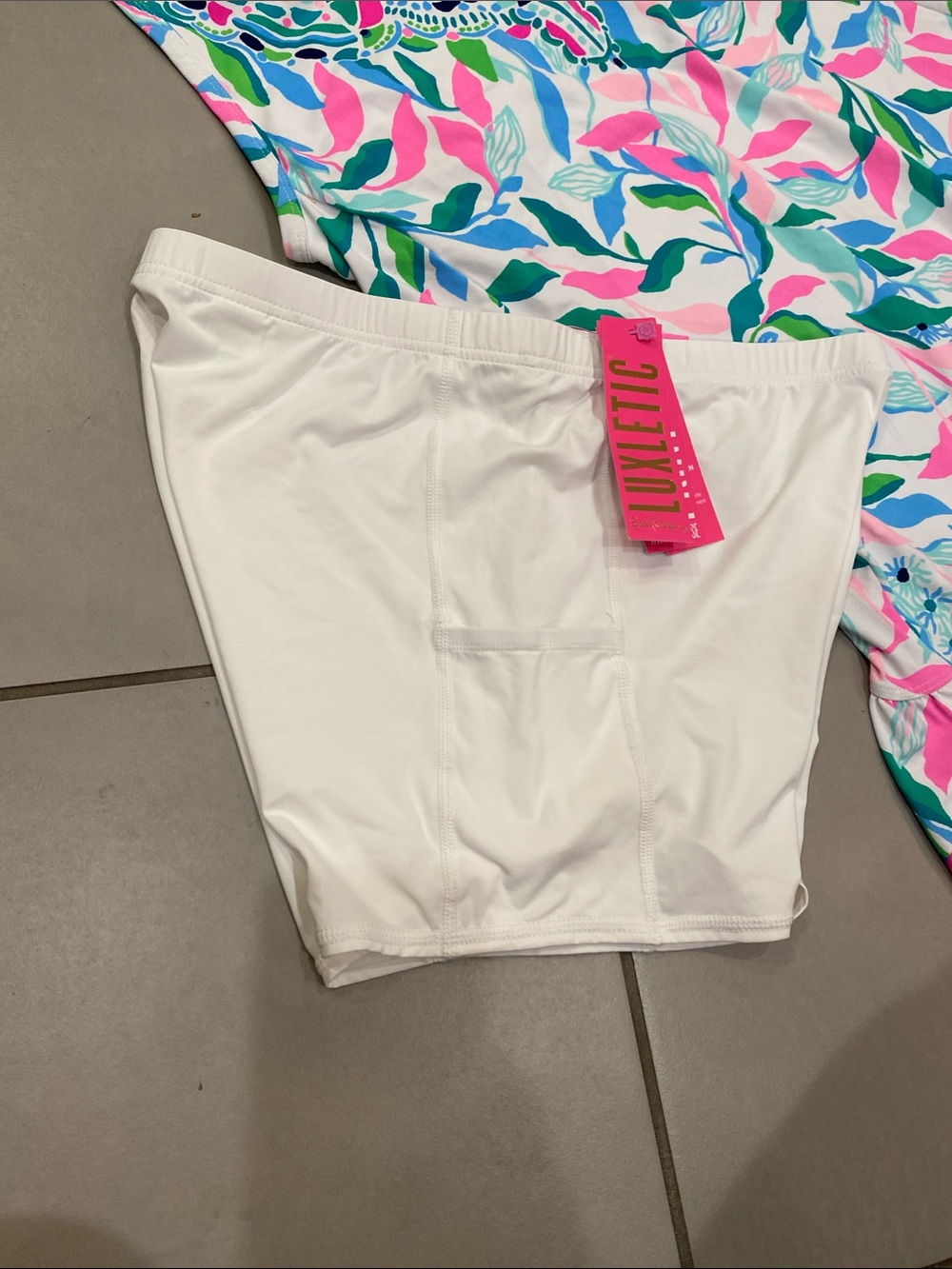 Lilly Pulitzer NWT Racerback Dress w/White Skort was $188 size LARGE - Picture 6 of 10